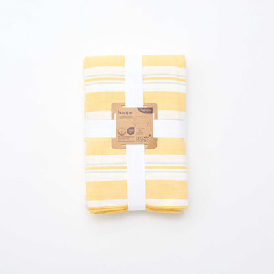 Checkered Print Tablecloth YELLOW