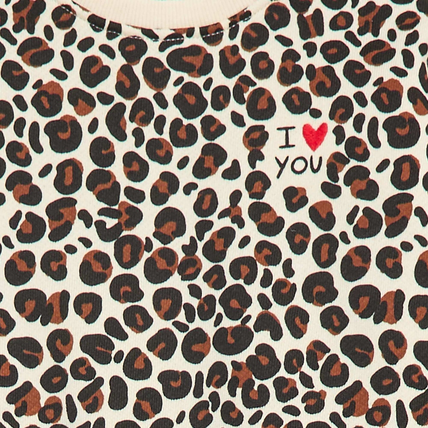 Round Neck Sweatshirt - Valentine's Day WHITE