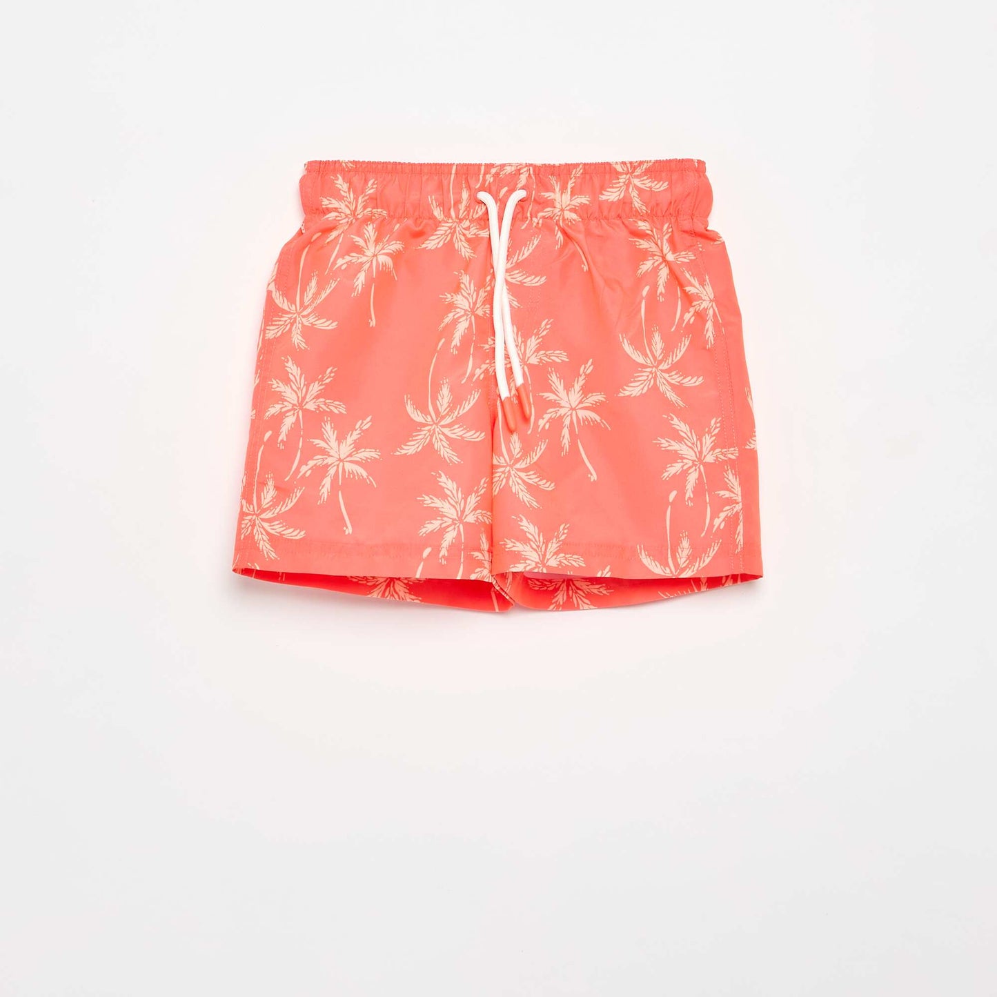 All-over \'sea\' print swim shorts ORANGE