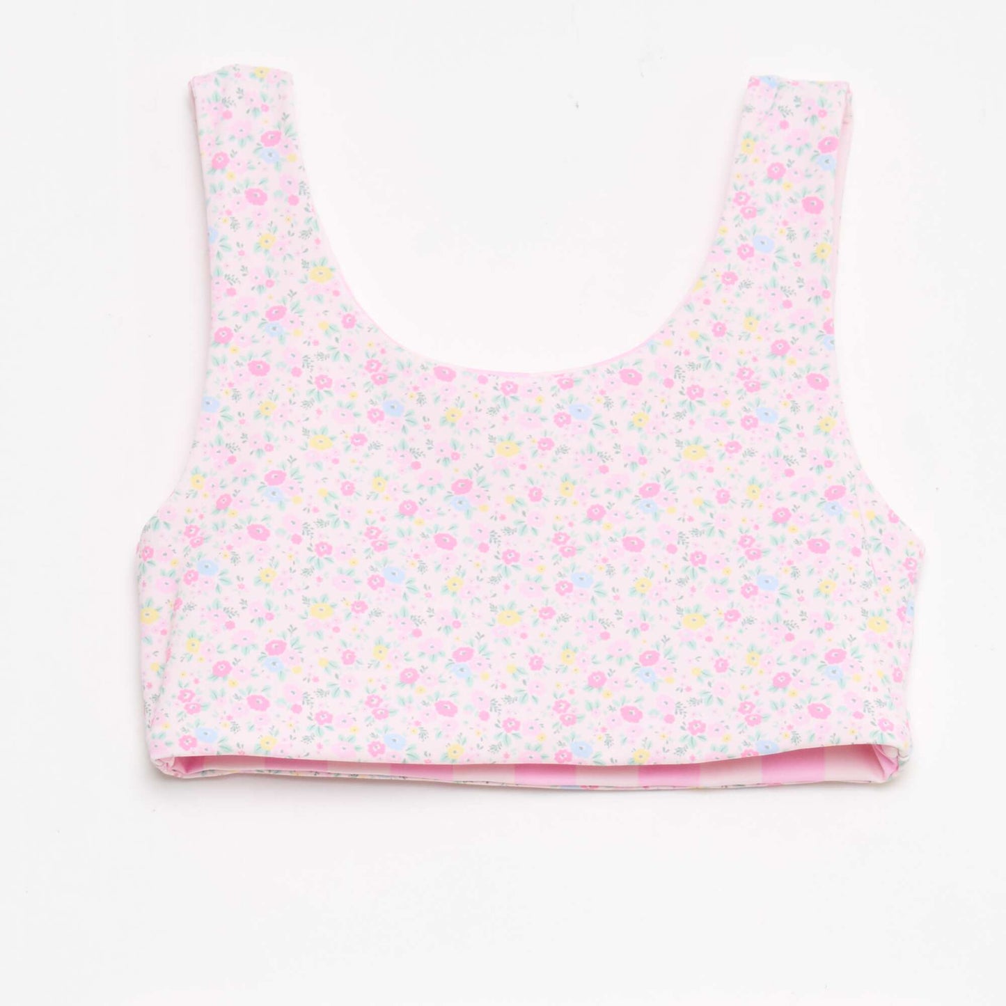 Reversible Floral Swimsuit - 2 Piece PINK