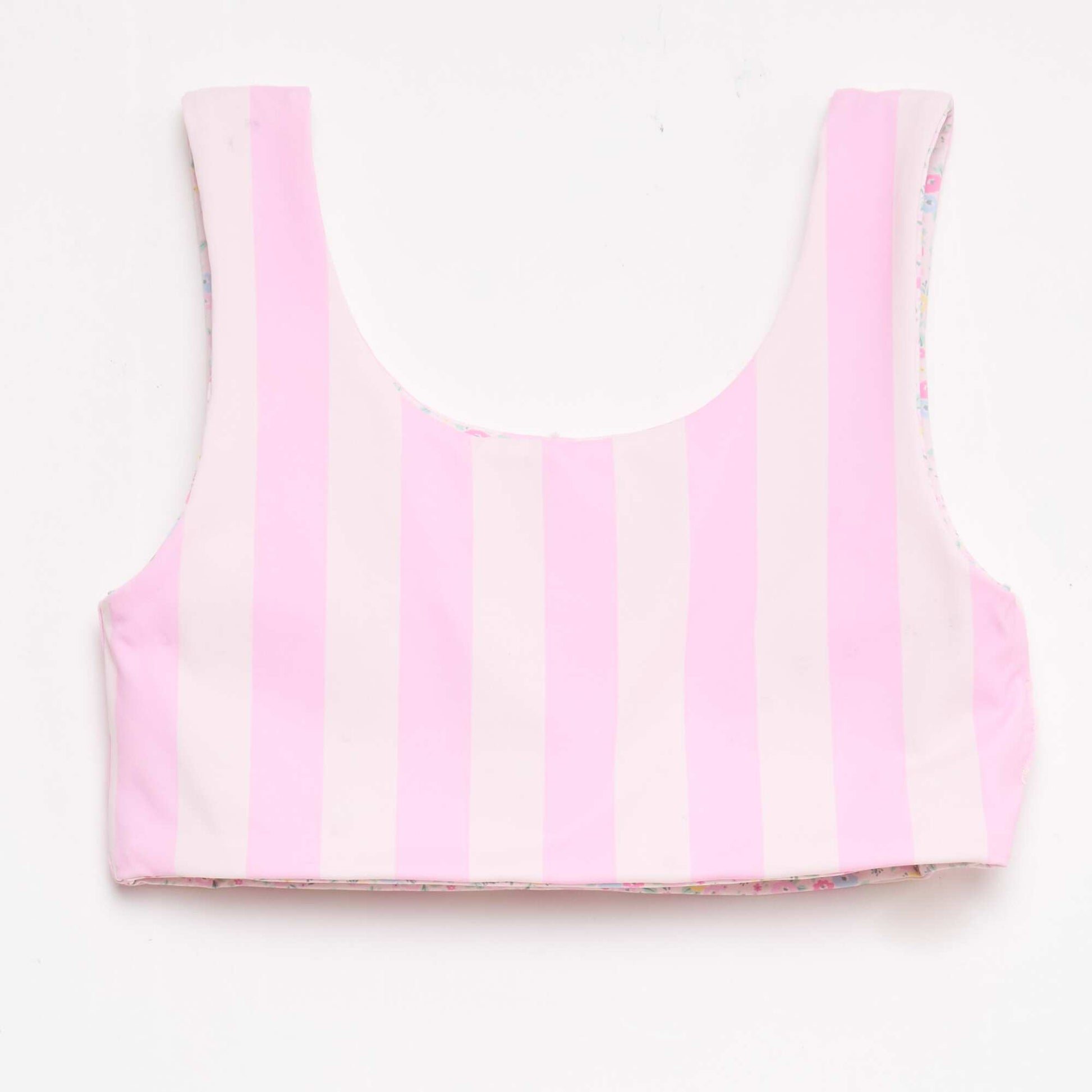 Reversible Floral Swimsuit - 2 Piece PINK