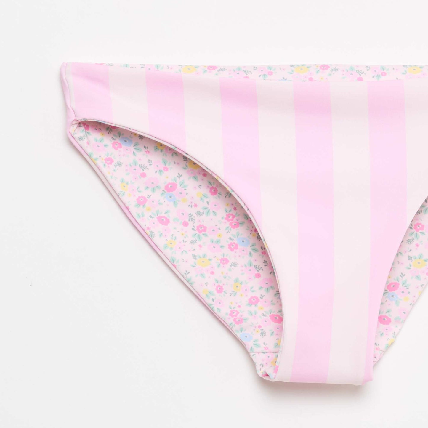Reversible Floral Swimsuit - 2 Piece PINK