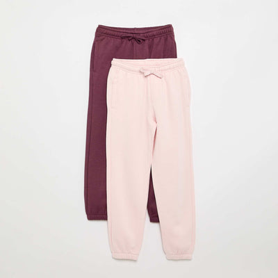 Pack of 2 Jogging Bottoms PINK