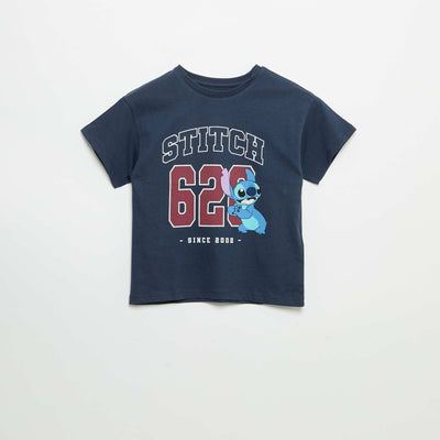 Disney 'Stitch' short-sleeved T-shirt BLUE