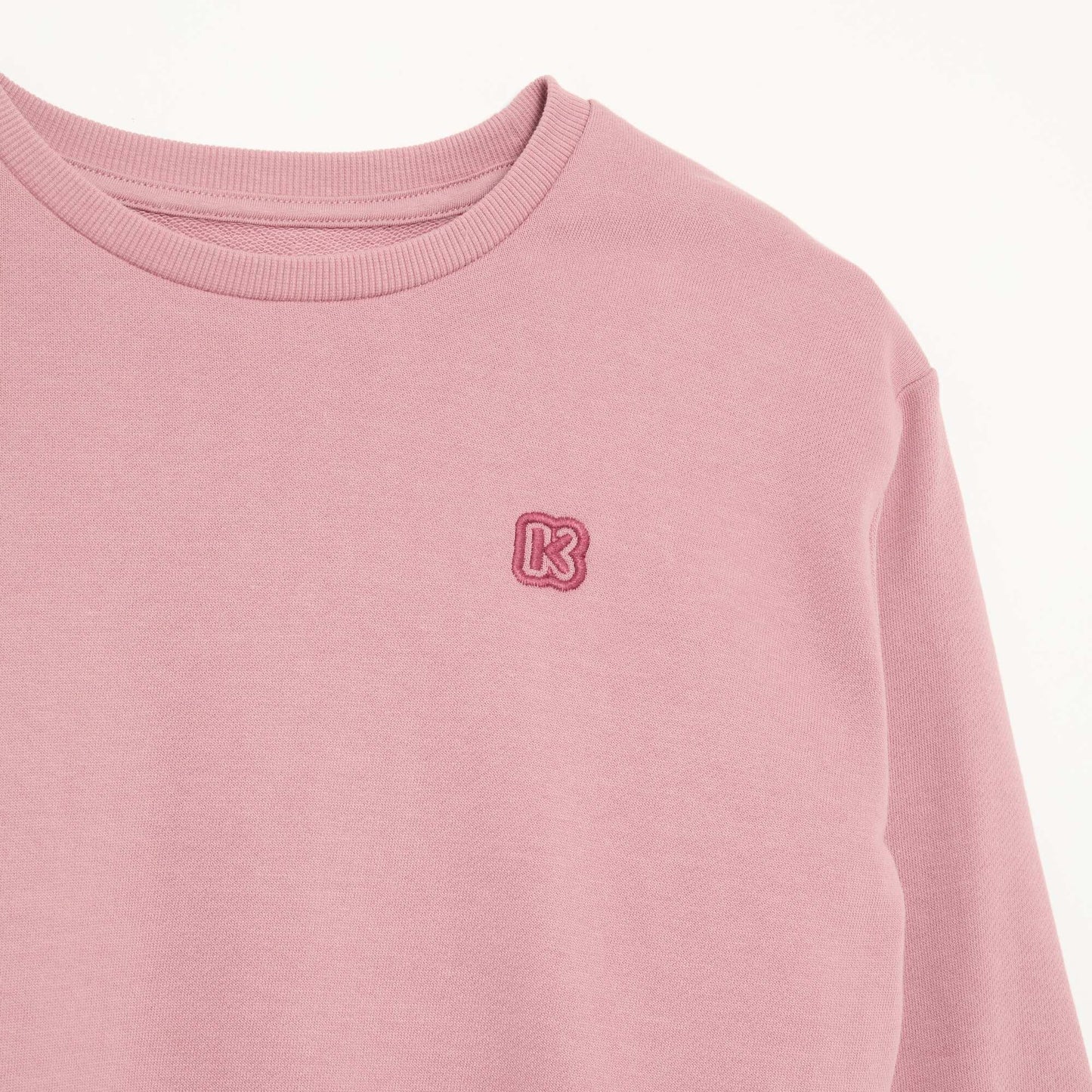 Plain Unbrushed Fleece Sweatshirt - Kiabi PINK