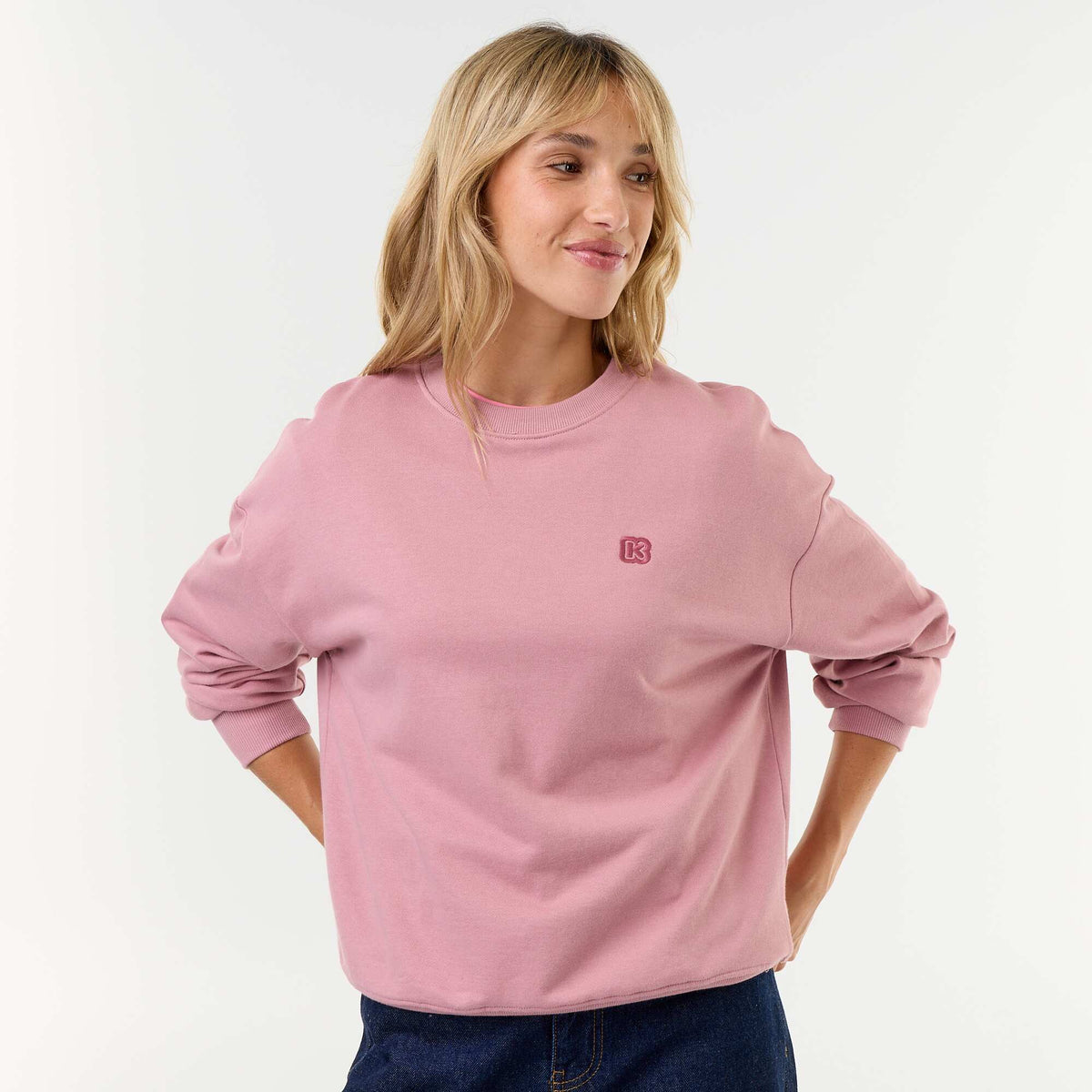 Crew neck sweatshirt - Kiabi PINK