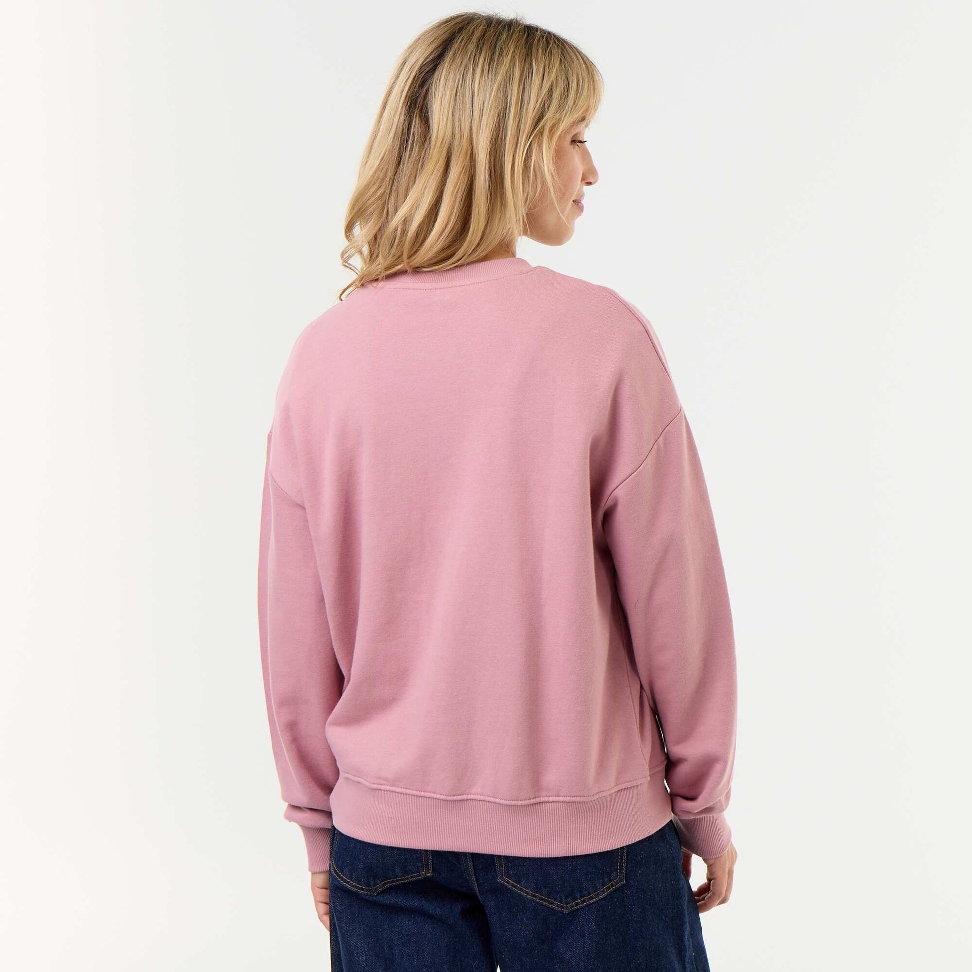 Crew neck sweatshirt - Kiabi PINK