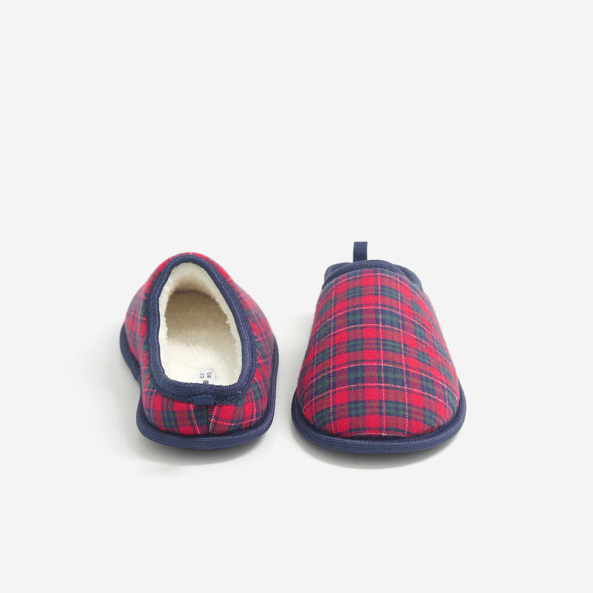 Lined Mule Slippers RED