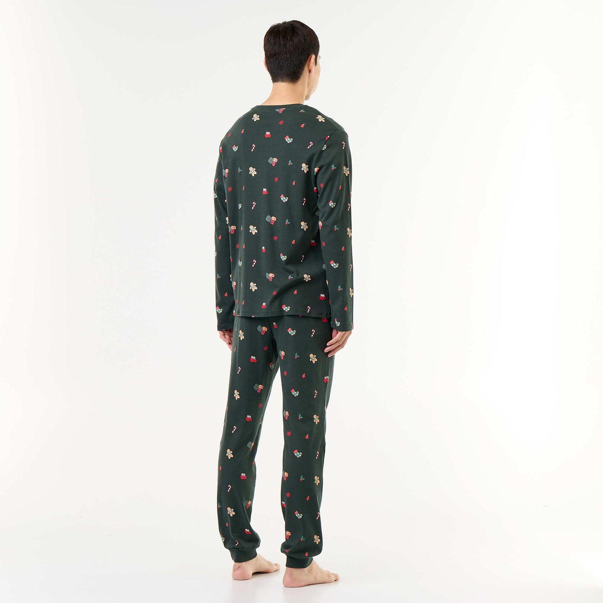 2-piece T-shirt + Trousers 'Christmas' Pyjamas - 2 pieces GREEN