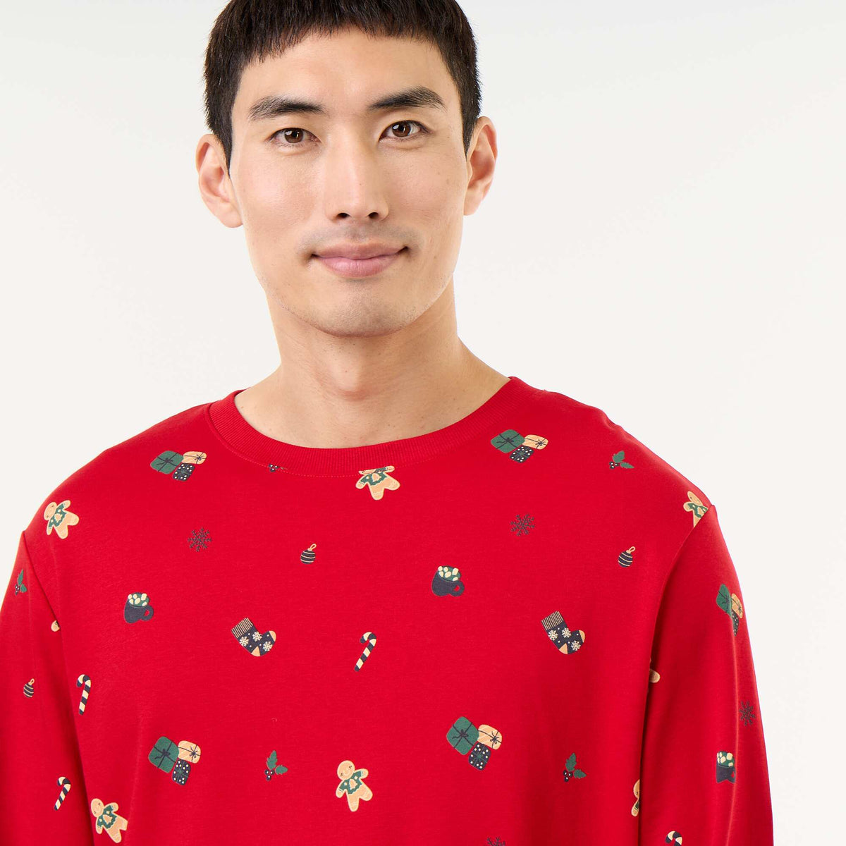 2-piece T-shirt + Trousers 'Christmas' Pyjamas - 2 pieces RED