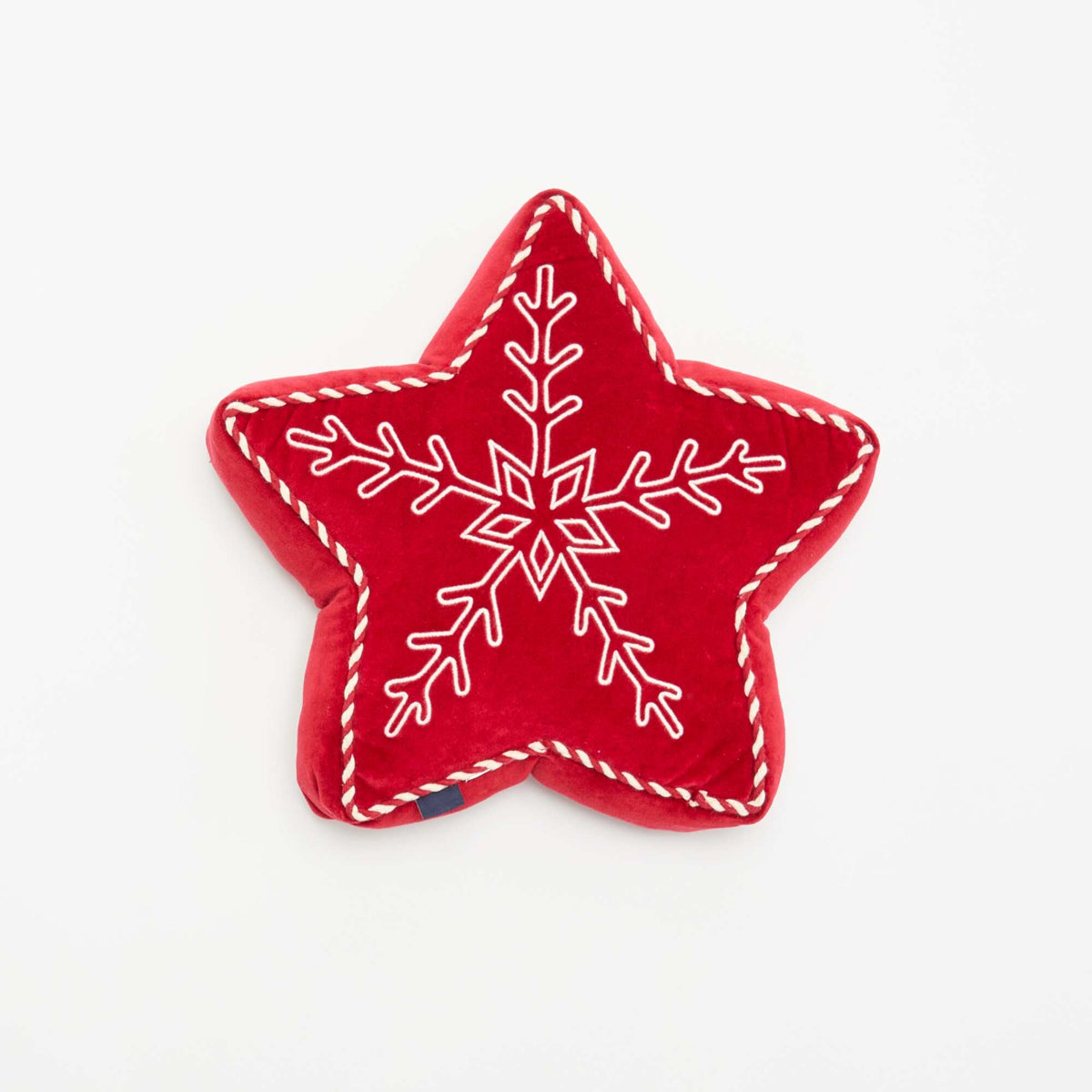 Christmas Star Cushion RED