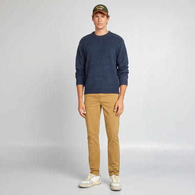 Slim 5-pocket chinos - L32 GREEN